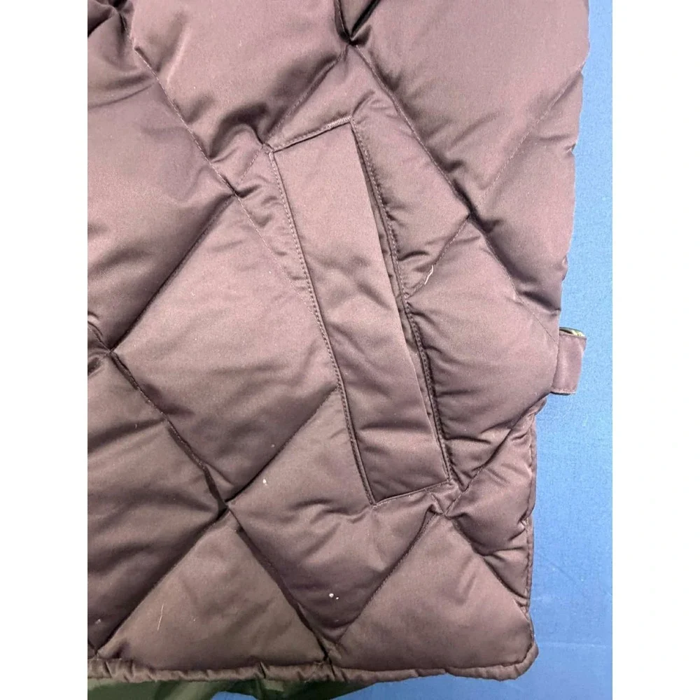 Vintage‎ Eddie Bauer Women Goose Down Puffer Vest Purple Sz Petite Small